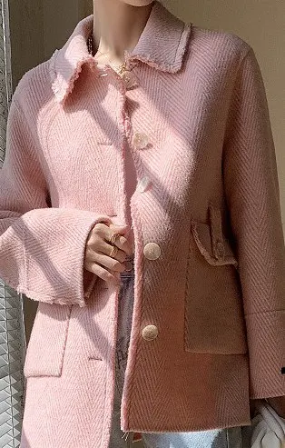 Trench Women Wollen Wool Blend Coat Retro Simple Pinstripe Coat Lapel Loose Woolen Short Coat Women
Trench Women Wollen Wool Blend Coat Retro Simple Pinstripe Coat Lapel Loose Woolen Short Coat Women