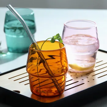 2Pcs Colored Glass Cup Heat Resistant Transparent Coffee Milk Tea Juice Mug Home Bar Party Drinkware Tumblers Water Glass 300ml
2Pcs Colored Glass Cup Heat Resistant Transparent Coffee Milk Tea Juice Mug Home Bar Party Drinkware Tumblers Water Glass 300ml