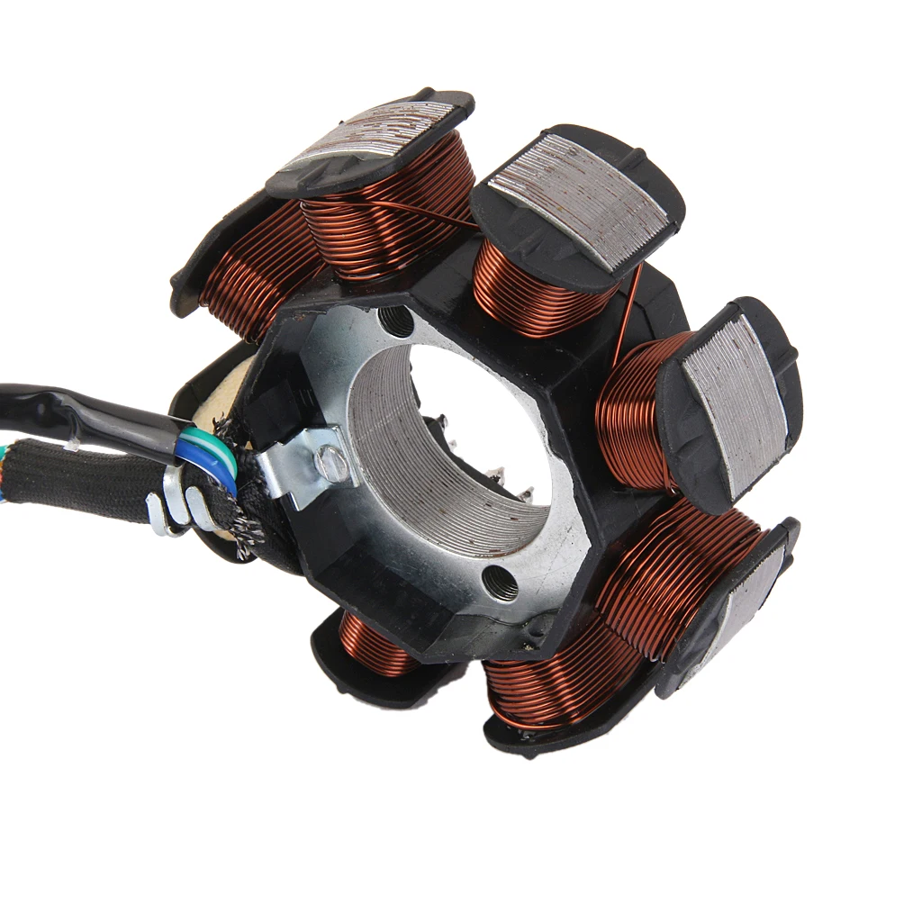 AM6 Tuono Generator Stator Plate Alternator Magnetic 5 Wire 8 Coil For CG 125cc 150cc PIT Quad Dirt Bike ATV Buggy Universal AM6 Tuono Generator Stator Plate Alternator Magnetic 5 Wire 8 Coil For CG 125cc 150cc PIT Quad Dirt Bike ATV Buggy Universal