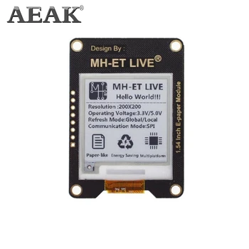 AEAK 1.54 Inch Epaper Module E-paper E-Ink EInk Display Screen SPI Support Global Part For Arduino UNO STM raspberry pi ESP32
AEAK 1.54 Inch Epaper Module E-paper E-Ink EInk Display Screen SPI Support Global Part For Arduino UNO STM raspberry pi ESP32