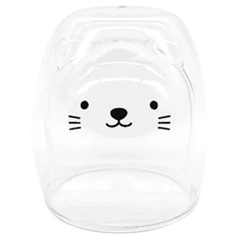 Double-Layer Coffee Cup Glass And Mug Cute Animal Tumbler Handmade Mug Line Child Girl Cat
Double-Layer Coffee Cup Glass And Mug Cute Animal Tumbler Handmade Mug Line Child Girl Cat
