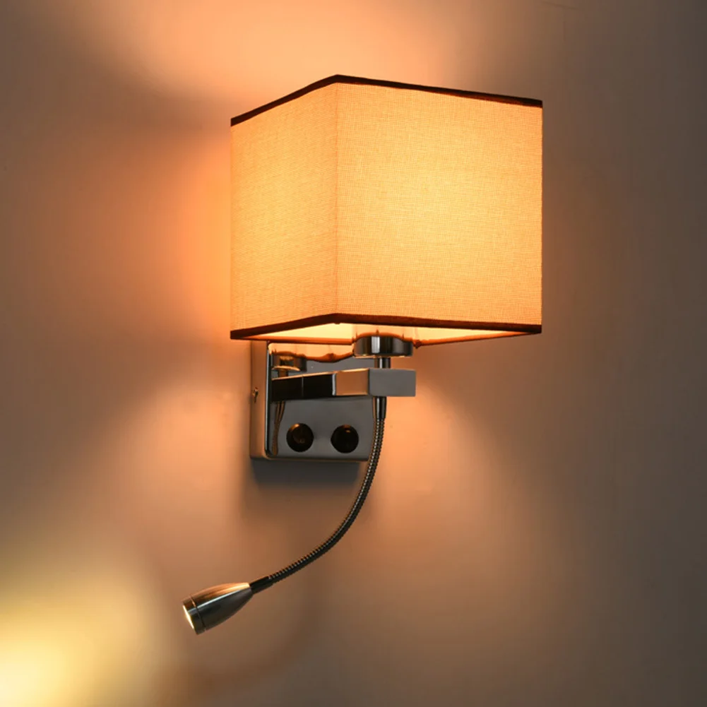 Reading Bedroom Bedside Sconce Led Modern Adjustable Living Room Wall Light Eye Protection Cloth Home Surface Mounted Night
Reading Bedroom Bedside Sconce Led Modern Adjustable Living Room Wall Light Eye Protection Cloth Home Surface Mounted Night