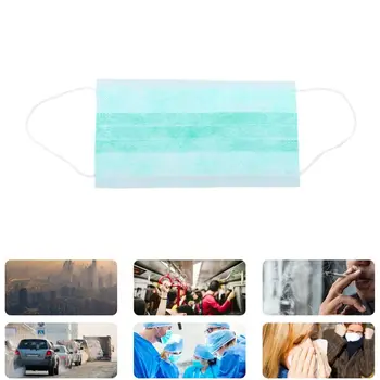 50Pcs/Set 3-ly Disposable Mouth Mask Non-Woven Earloop Protective Respirator 2XPC
50Pcs/Set 3-ly Disposable Mouth Mask Non-Woven Earloop Protective Respirator 2XPC