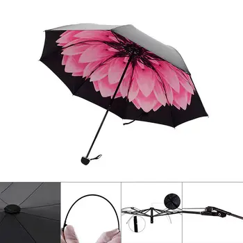 Umbrella Rain Woman Three-folding 3D Flower Print Sunny and Rainy Umbrella Parasol
Umbrella Rain Woman Three-folding 3D Flower Print Sunny and Rainy Umbrella Parasol