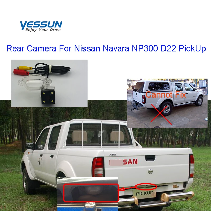 Yessun Car Rear View Camera HD Night Vision Reverse Camera IP67 DC 12V For Nissan Navara NP300 D22 PickUp
Yessun Car Rear View Camera HD Night Vision Reverse Camera IP67 DC 12V For Nissan Navara NP300 D22 PickUp