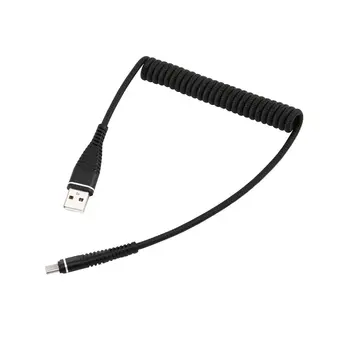 USB-C Type C Cable stretched Coiled Spring Spiral Type-C Male Extension Cord Data Sync Charger Wire Charging Cable For Samsung
USB-C Type C Cable stretched Coiled Spring Spiral Type-C Male Extension Cord Data Sync Charger Wire Charging Cable For Samsung