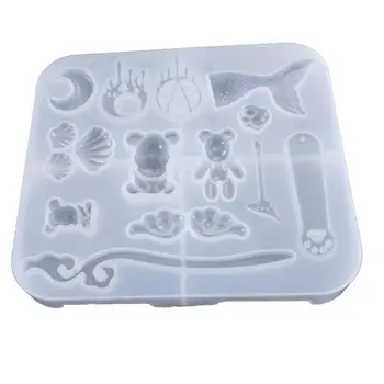 Bear Fishtail Shell Moon Silicone Mold Making DIY Handmade Tool Epoxy Craft Mold Making DIY Handmade Tool Mold Making DIY Mold
Bear Fishtail Shell Moon Silicone Mold Making DIY Handmade Tool Epoxy Craft Mold Making DIY Handmade Tool Mold Making DIY Mold