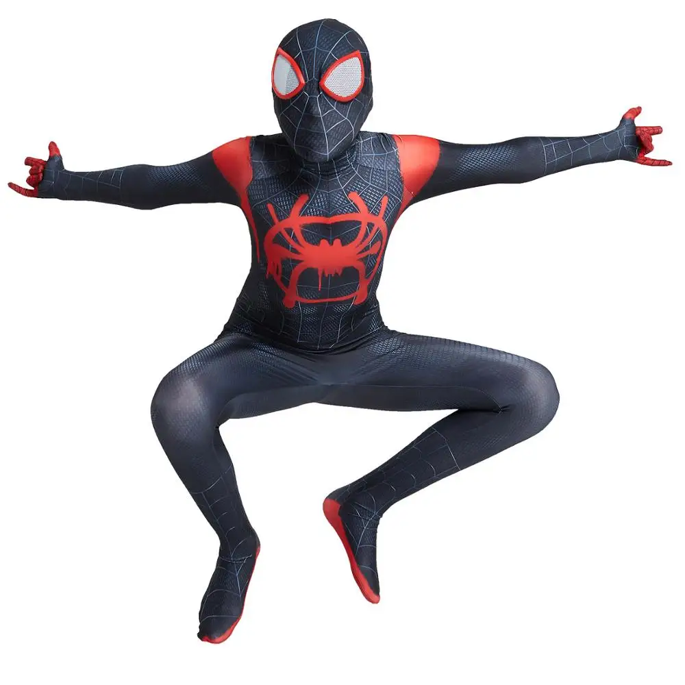 Kid Spider Cosplay Costume Miles Morales Man Halloween Party Bodysuit Boy Spandex Lycra Zentai
Kid Spider Cosplay Costume Miles Morales Man Halloween Party Bodysuit Boy Spandex Lycra Zentai