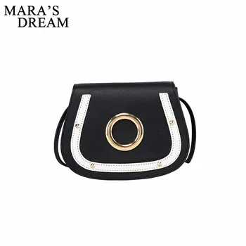 Mara's Dream 2020 New Solid Color Fashion Color Matching Messenger Pu Small Bag Iron Ring Decoration Ladies Shoulder Bag
Mara's Dream 2020 New Solid Color Fashion Color Matching Messenger Pu Small Bag Iron Ring Decoration Ladies Shoulder Bag