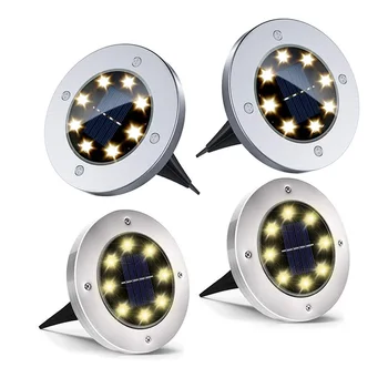 Thrisdar 8LEDS Solar Ground Light Outdoor Garden Pathway Landscape Driveway Lawn Pathway Disk Light Underground Flood lamp
Thrisdar 8LEDS Solar Ground Light Outdoor Garden Pathway Landscape Driveway Lawn Pathway Disk Light Underground Flood lamp