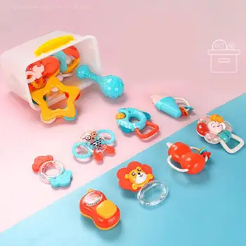 Kuulee Infant Rattle Baby Teether Newborn Toddle Hand Shake Bell Teething Pacifier Parent-child Interactive Toy
Kuulee Infant Rattle Baby Teether Newborn Toddle Hand Shake Bell Teething Pacifier Parent-child Interactive Toy