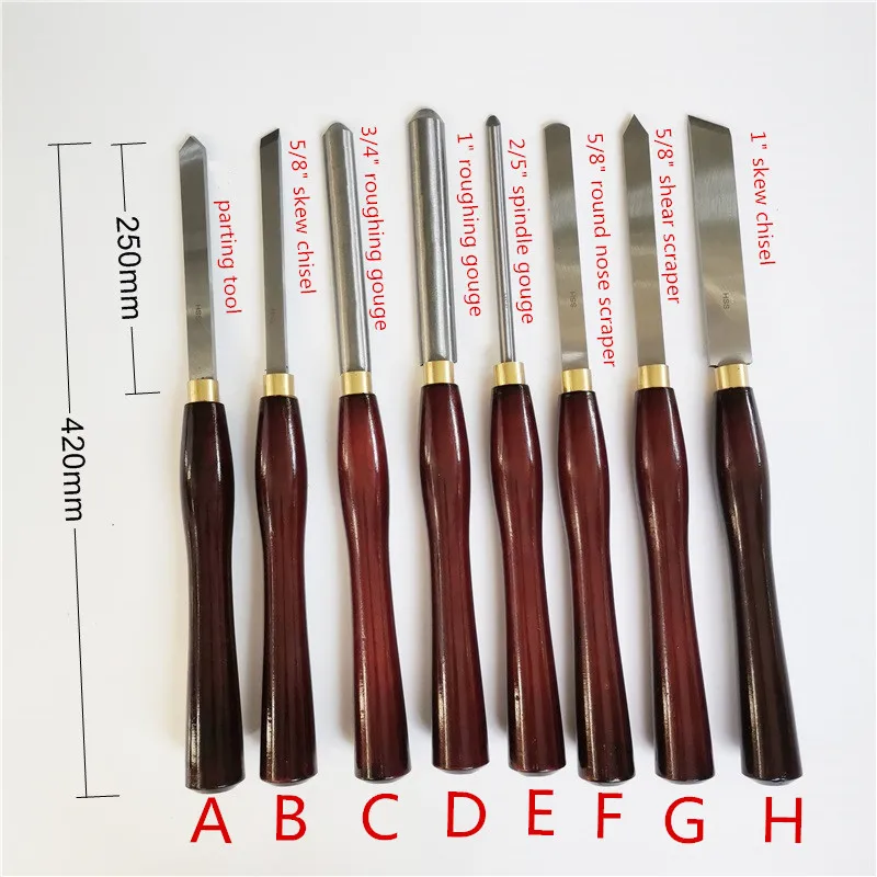 High Speed Steel Lathe Chisel Wood Turning Tool With Wood Handle Woodworking Tool 8 Types Durable
High Speed Steel Lathe Chisel Wood Turning Tool With Wood Handle Woodworking Tool 8 Types Durable