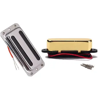 2Pcs Metal Pickups Double Coil Bridge Neck Humbucker Pickups with Vintage Golden net Neck Pickup Humbucker
2Pcs Metal Pickups Double Coil Bridge Neck Humbucker Pickups with Vintage Golden net Neck Pickup Humbucker