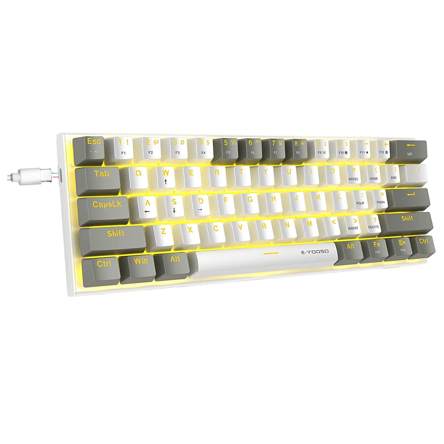 60% Mechanical Keyboard Gaming Keyboard Blue Switches Solid Color Backlit Small Compact Keyboard Percent Gaming Keyboard Gamer
60% Mechanical Keyboard Gaming Keyboard Blue Switches Solid Color Backlit Small Compact Keyboard Percent Gaming Keyboard Gamer
