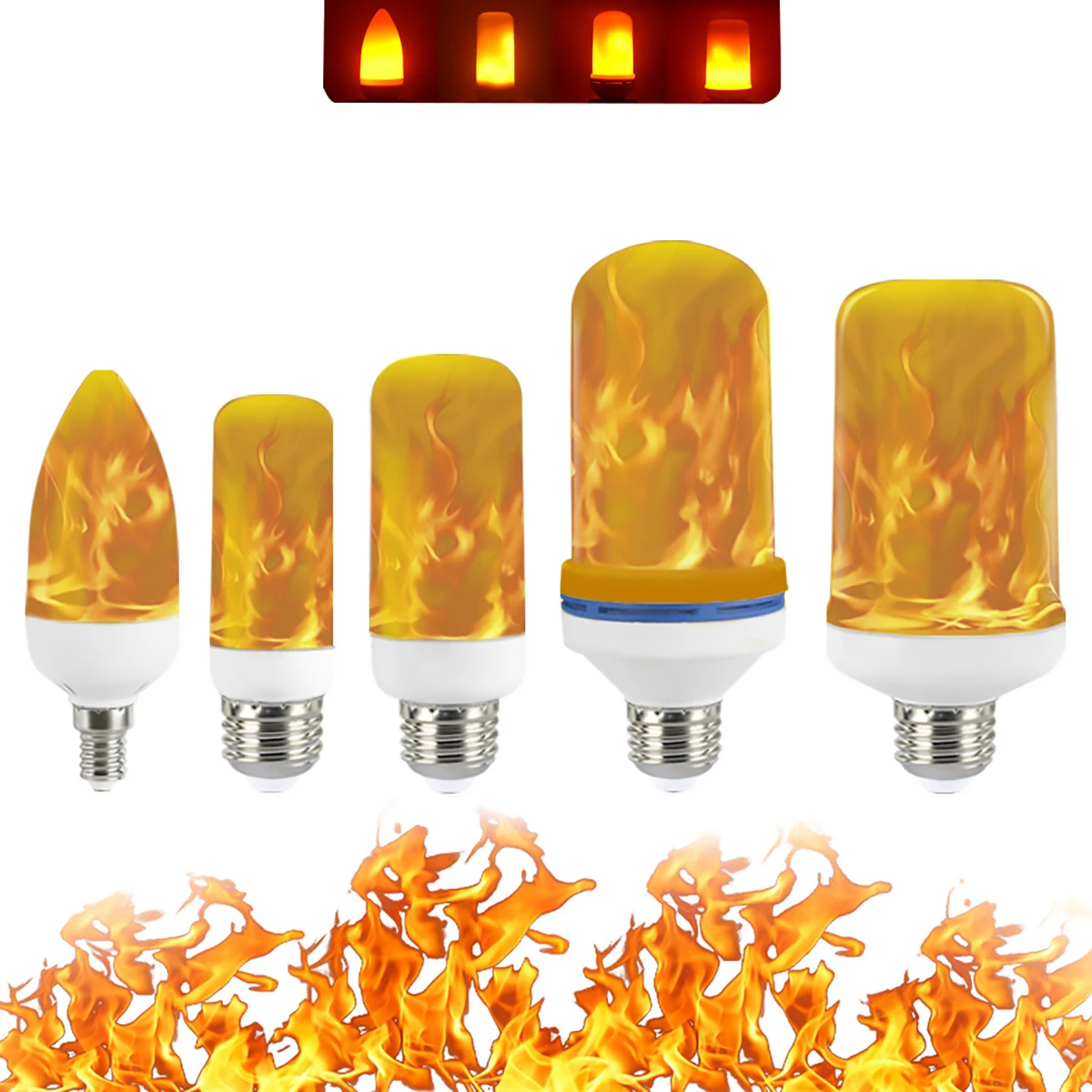 E27 Flame Bulb LED Dynamic Flame Effect Light Bulbs Corn Bulb AC85-265V Creative Flickering Emulation Decor LED Lamp Lighting
E27 Flame Bulb LED Dynamic Flame Effect Light Bulbs Corn Bulb AC85-265V Creative Flickering Emulation Decor LED Lamp Lighting