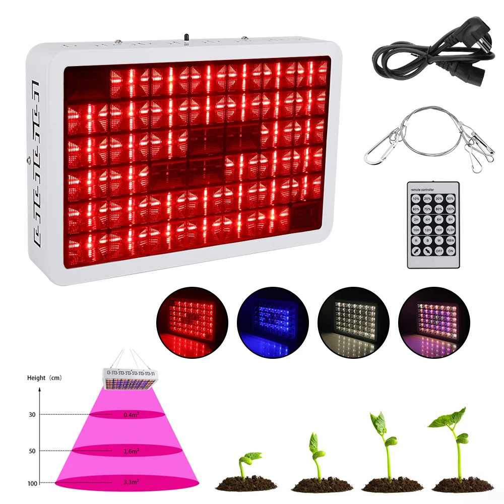 Remote Control Led Grow Light Sunshine DIY Ever-changing 380-780nm Full Spectrum Greenhouse Bloom Seedling Flower Plant Box Tent
Remote Control Led Grow Light Sunshine DIY Ever-changing 380-780nm Full Spectrum Greenhouse Bloom Seedling Flower Plant Box Tent