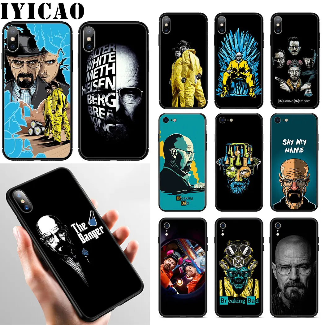 Мягкий силиконовый чехол Heisenberg Breaking Bad для iPhone 11 Pro Max XR X XS 6 6S 7 8 Plus 5 5S SE | Мобильные