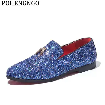 2019 Handmade Shiny Blue Party Wedding Men Loafers Gold Fringe Pendant Fashion Driving Flats NightClub Bar Men Casual Shoes
2019 Handmade Shiny Blue Party Wedding Men Loafers Gold Fringe Pendant Fashion Driving Flats NightClub Bar Men Casual Shoes
