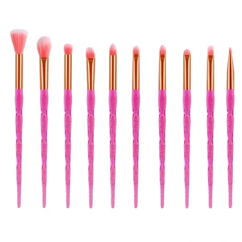 10Pcs Diamond Handle Makeup Brushes Set Crystal Spiral Handle Foundation Blending Powder Crease Make Up Brush Cosmetic Tools-Pin
10Pcs Diamond Handle Makeup Brushes Set Crystal Spiral Handle Foundation Blending Powder Crease Make Up Brush Cosmetic Tools-Pin