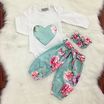 Newborn Romper Suit Baby Christmas Jumpsuit + Headwear + Trousers 3 Pcs Clothes Set Toddler Girl Blue Floral Print Outfit 
Newborn Romper Suit Baby Christmas Jumpsuit + Headwear + Trousers 3 Pcs Clothes Set Toddler Girl Blue Floral Print Outfit