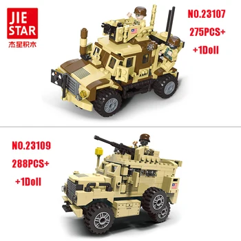 JIE-STAR Blocks Military World Navy SEALS Tanks Building Blocks SWAT Vehicle Model Creative Assembling Bricks Toys for Kids
JIE-STAR Blocks Military World Navy SEALS Tanks Building Blocks SWAT Vehicle Model Creative Assembling Bricks Toys for Kids