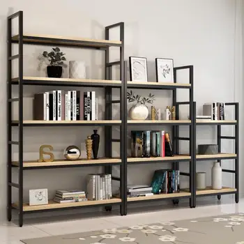 Steel Wood Bookshelf Wrought Iron Shelves Floor Multi-layer Balcony Racks Living Room Storage Shelf Display Stand Bookcase
Steel Wood Bookshelf Wrought Iron Shelves Floor Multi-layer Balcony Racks Living Room Storage Shelf Display Stand Bookcase