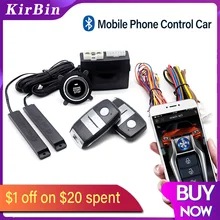 KirBin Car Central Locking Security Protection Car Alarm Keyless Entry Car Start Stop Button Ignition System Car Remote Control
KirBin Car Central Locking Security Protection Car Alarm Keyless Entry Car Start Stop Button Ignition System Car Remote Control