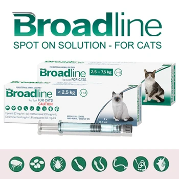 

Broadline for Cat Broadline Flea Tick and Worm Treatment Spot-on for Cats