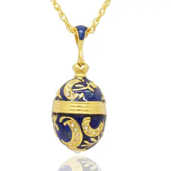 slide charm Free shipping Russian style Faberge blue quail egg pendant Necklace Jewelry Valentine's Day gift
slide charm Free shipping Russian style Faberge blue quail egg pendant Necklace Jewelry Valentine's Day gift