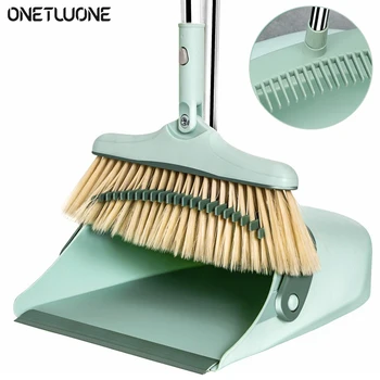 Broom and Dustpan Set Cleaning Supplies Telescopic Bristles Pet Hair Lint Removal Device Home Kitchen Magic Clean Sweeper
Broom and Dustpan Set Cleaning Supplies Telescopic Bristles Pet Hair Lint Removal Device Home Kitchen Magic Clean Sweeper