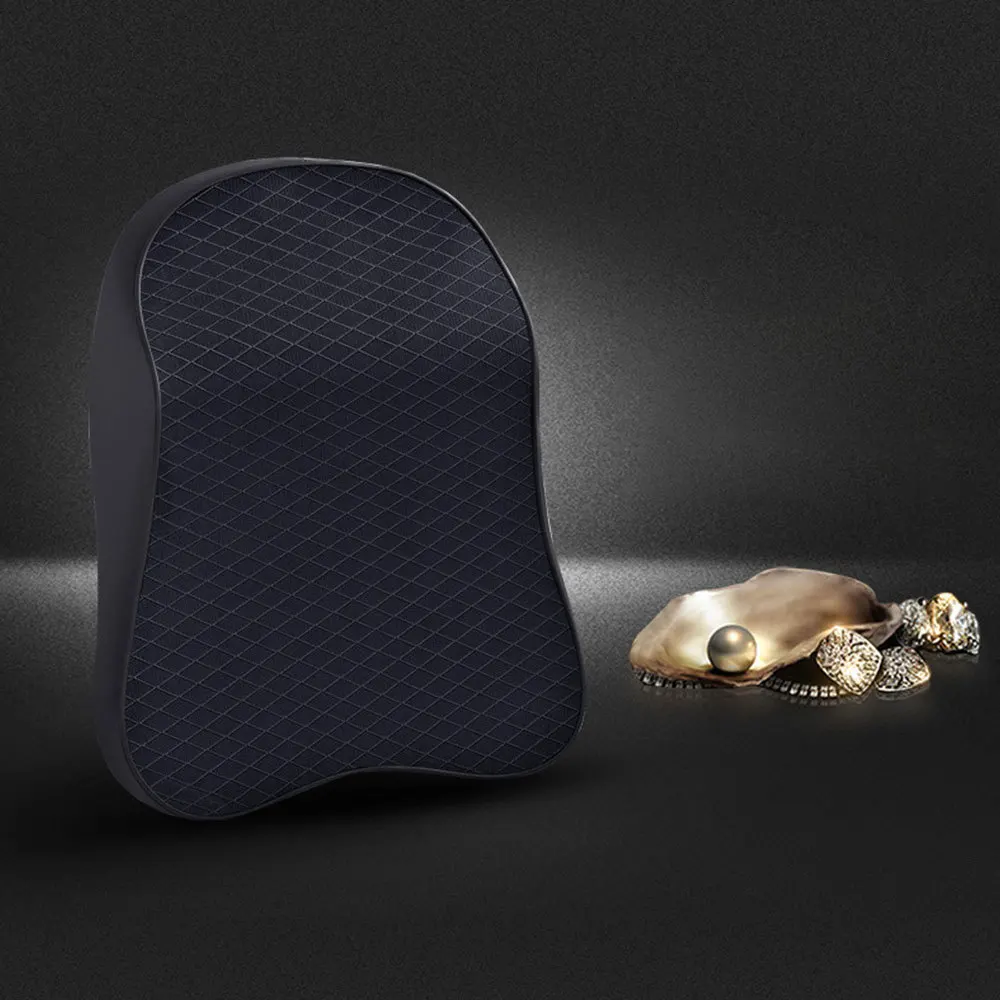 Фото Автомобильная подушка 3D для шеи из пены с эффектом памяти искусственной кожи
