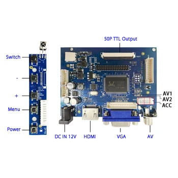 800x480 7/8/9/ inch 50P TTL Universal LCD screen driver board HDMI VGA 2 AV Parking priority TTL output
800x480 7/8/9/ inch 50P TTL Universal LCD screen driver board HDMI VGA 2 AV Parking priority TTL output