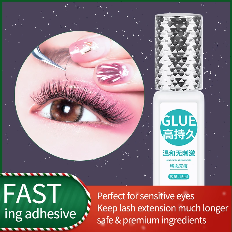 efc 15ml Long Lasting 25days Eyelash Extension Home Made Glue Odorless Non-irritant Individual False Eyelash Glue make up tool
efc 15ml Long Lasting 25days Eyelash Extension Home Made Glue Odorless Non-irritant Individual False Eyelash Glue make up tool