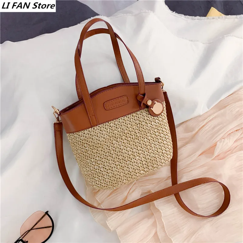 One Shoulder Messenger Bag Fashion Straw Bag 2020 New Leisure Women's Bag Portable Beach Bag Women's Handbag Summer Female Bag
One Shoulder Messenger Bag Fashion Straw Bag 2020 New Leisure Women's Bag Portable Beach Bag Women's Handbag Summer Female Bag