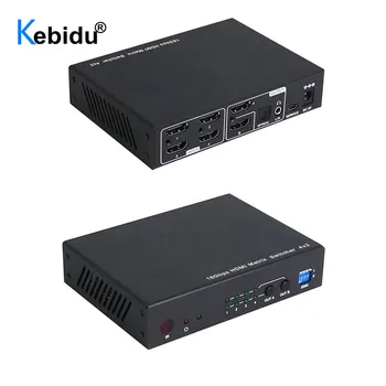 HDMI 2.0 Matrix 4K@60Hz HDMI Matrix 4x2 Switch Splitter HDCP 2.2 HDMI 4X2 Matrix Swicther With Audio HDR
HDMI 2.0 Matrix 4K@60Hz HDMI Matrix 4x2 Switch Splitter HDCP 2.2 HDMI 4X2 Matrix Swicther With Audio HDR