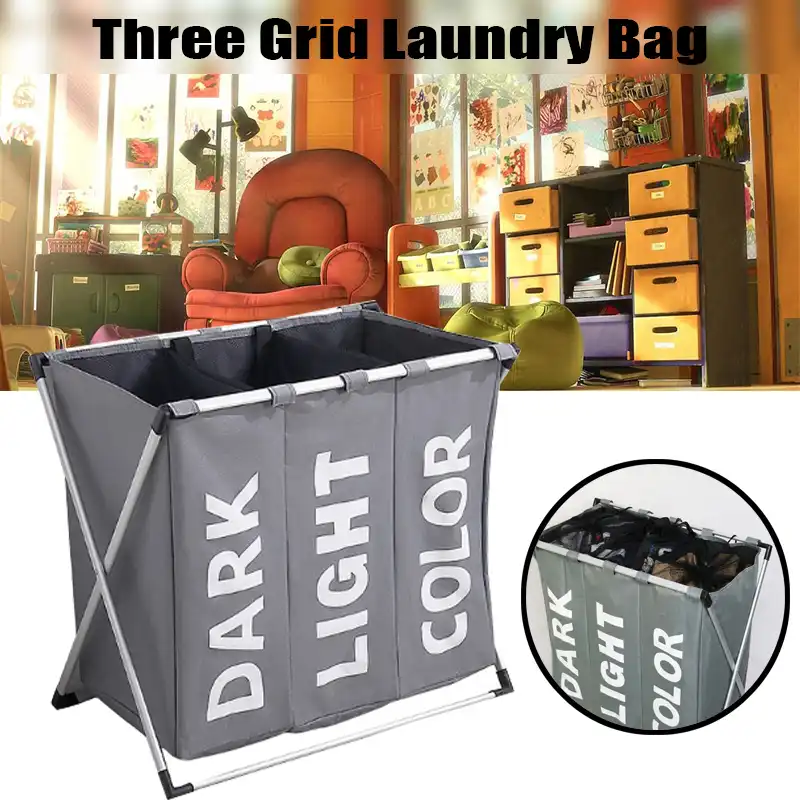 dirty laundry organizer foldable basket storage bag hamper
