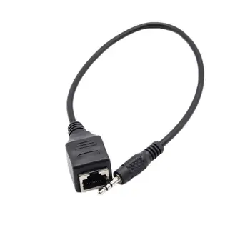 3.5mm Male to RJ45 Female Ethernet LAN Jack Adapter Cable Touch Control Devices Network Audio Extension Cord for Phone Laptop
3.5mm Male to RJ45 Female Ethernet LAN Jack Adapter Cable Touch Control Devices Network Audio Extension Cord for Phone Laptop