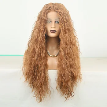 RONGDUOYI Fiber Hair Lace Wigs for Women Long Brown Hair Heat Resistant Wigs Synthetic Lace Front Wig Loose Deep Cosplay Wig
RONGDUOYI Fiber Hair Lace Wigs for Women Long Brown Hair Heat Resistant Wigs Synthetic Lace Front Wig Loose Deep Cosplay Wig