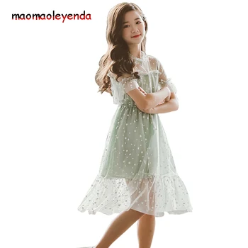 2020 Girls Dress Dot Gauze Dress For Girls Ruffle Patchwork Kids Party Dress Summer Cute Girls Clothes For 6 8 10 12 14 Year
2020 Girls Dress Dot Gauze Dress For Girls Ruffle Patchwork Kids Party Dress Summer Cute Girls Clothes For 6 8 10 12 14 Year