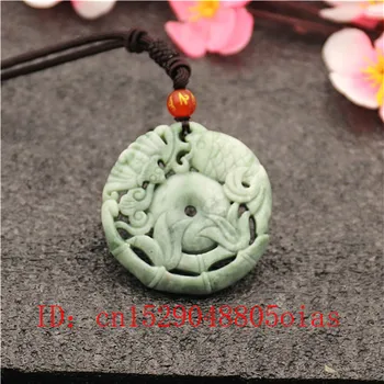 Natural White Green Carp Bat Jade Pendant Necklace Hollow Out Double-sided Carved Charm Jewellery Fish Amulet Gifts for Women
Natural White Green Carp Bat Jade Pendant Necklace Hollow Out Double-sided Carved Charm Jewellery Fish Amulet Gifts for Women