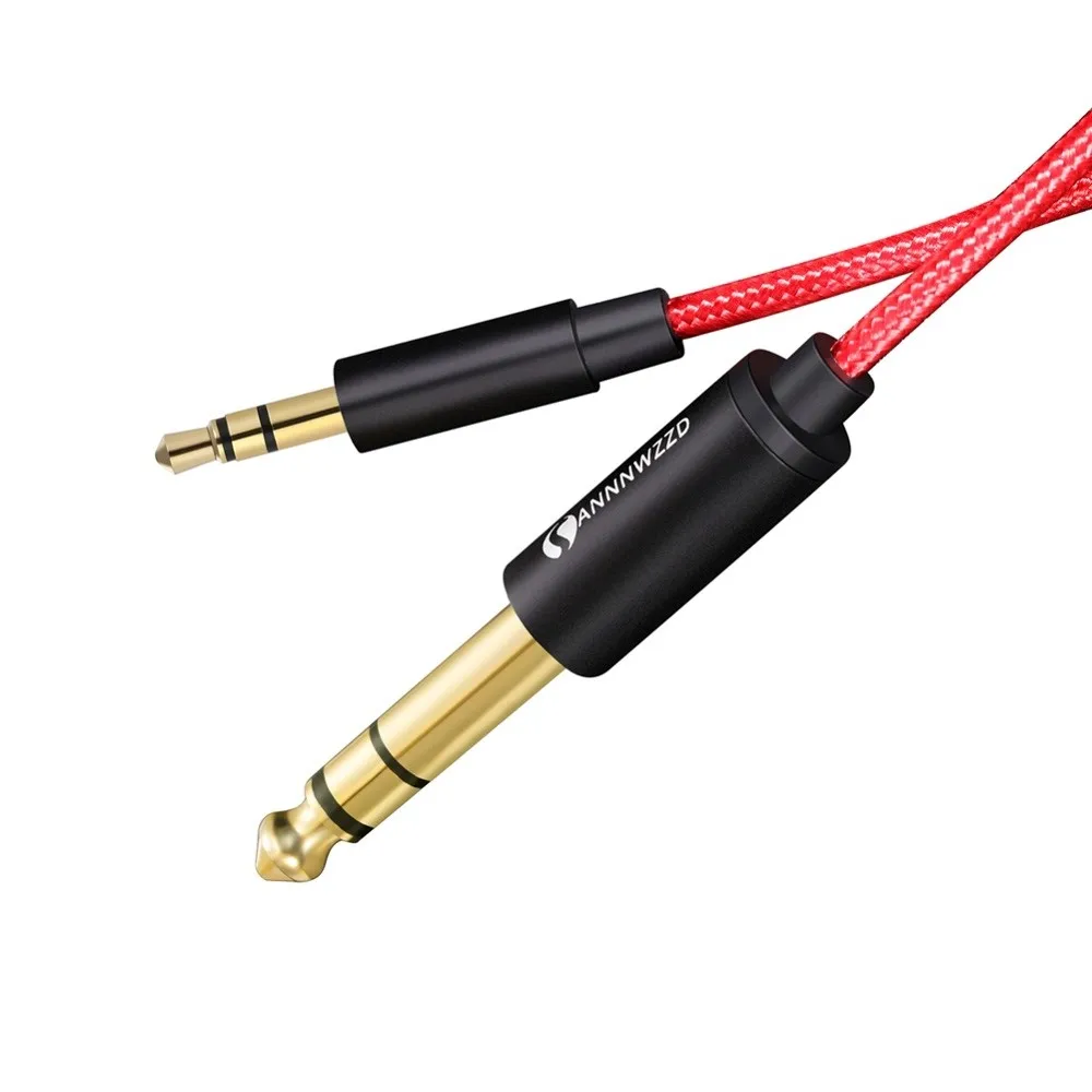 Audio Cable 3.5mm to 6.35mm Adapter Aux Cable for Mixer Amplifier CD Player Speaker 3.5 Jack to 6.5 Jack 1m 2m 3m 5m Audio Cable
Audio Cable 3.5mm to 6.35mm Adapter Aux Cable for Mixer Amplifier CD Player Speaker 3.5 Jack to 6.5 Jack 1m 2m 3m 5m Audio Cable