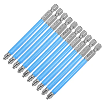 uxcell 10pcs 1/4" 6PH2 90mm Long Hex Shank S2 Anti-slip Phillips Screwdriver Bits
uxcell 10pcs 1/4" 6PH2 90mm Long Hex Shank S2 Anti-slip Phillips Screwdriver Bits