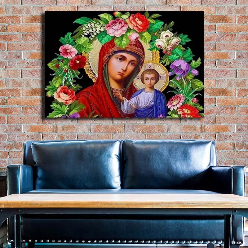 Nayachic Diamond Embroidery Religion Nicholas Icon Blessed Virgin Mary Diamond Stitch Cross Diamond Mosaic Rhinestones Pictures
Nayachic Diamond Embroidery Religion Nicholas Icon Blessed Virgin Mary Diamond Stitch Cross Diamond Mosaic Rhinestones Pictures