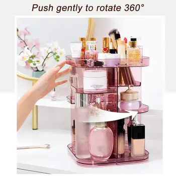 360 Rotating DIY Dressing Cosmetic Storage Box Women Bathroom Cosmetics Box Large Makeup Organizers Skin Care Jewelry Drawer
360 Rotating DIY Dressing Cosmetic Storage Box Women Bathroom Cosmetics Box Large Makeup Organizers Skin Care Jewelry Drawer