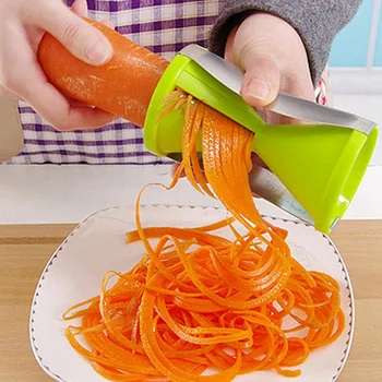 Kitchen Multi-function Vegetable Grater Cutter Spiral Funnel Cutter Creative Rotating Hourglass Grater Fruit And Vegetable Tools
Kitchen Multi-function Vegetable Grater Cutter Spiral Funnel Cutter Creative Rotating Hourglass Grater Fruit And Vegetable Tools