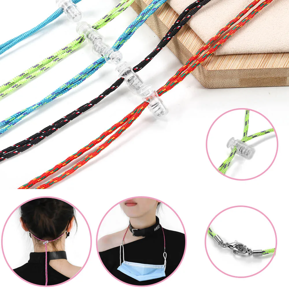 40cm Colorful Adjustable Mask Elastic Rope Extender Cord Buckle Stretchy Face Mask Earloop Lanyard String Ribbons For DIY Making
40cm Colorful Adjustable Mask Elastic Rope Extender Cord Buckle Stretchy Face Mask Earloop Lanyard String Ribbons For DIY Making