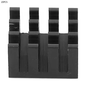 20Pcs Heat Sink Aluminum Electrical Supplies for LED Printed Circuit Board 14x14x8mm for LED CPU North-south Bridge Chip
20Pcs Heat Sink Aluminum Electrical Supplies for LED Printed Circuit Board 14x14x8mm for LED CPU North-south Bridge Chip