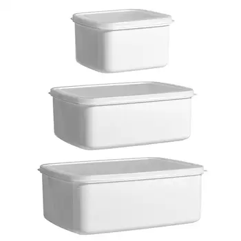 3Pcs Stackable Crisper Storage Box Dustproof Storage Container Useful Plate Bowl Airtight Crisper With Transparent Cover
3Pcs Stackable Crisper Storage Box Dustproof Storage Container Useful Plate Bowl Airtight Crisper With Transparent Cover