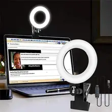 Led-Ring-Selfie-Light Clamp-Mount Webcam Laptop Video Conference Youtube VLOGMAGIC Led-Ring-Selfie-Light Clamp-Mount Webcam Laptop Video Conference Youtube VLOGMAGIC