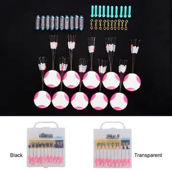 Fishing Float Tool Durable Practical Transparent Black Connector Eight Character Ring Tools Fishing Float Set Portable
Fishing Float Tool Durable Practical Transparent Black Connector Eight Character Ring Tools Fishing Float Set Portable